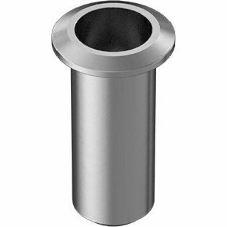 BSC PREFERRED Aluminum Rivet Nut 1/4-20 Internal Thread .200-.260 Material Thickness, 25PK 93482A721